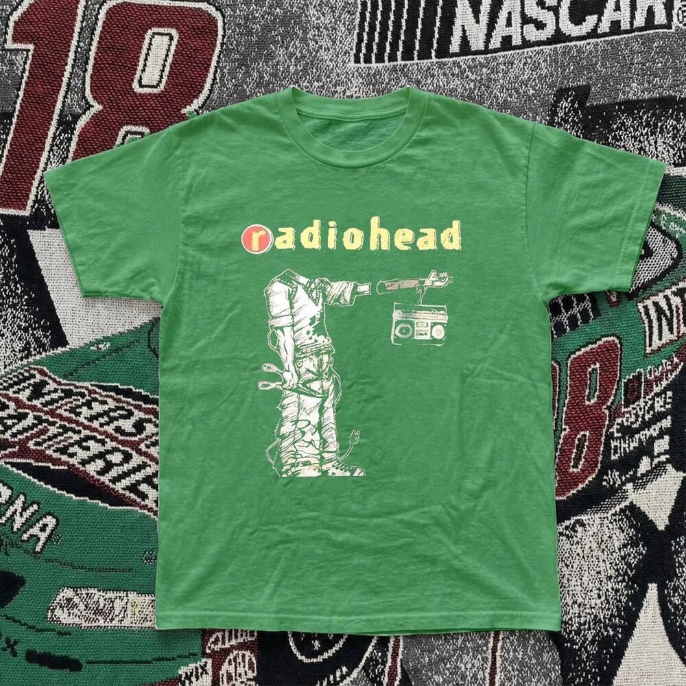 Green Radiohead Band Tee 1